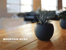 Tablet Screenshot of mountain-webs.com